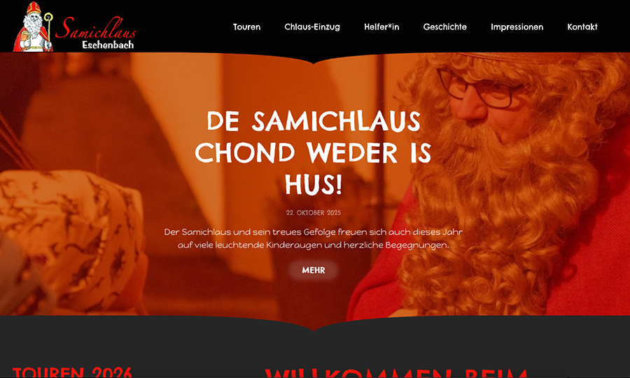 Internetauftritt IG Samichlaus (Eschenbach)